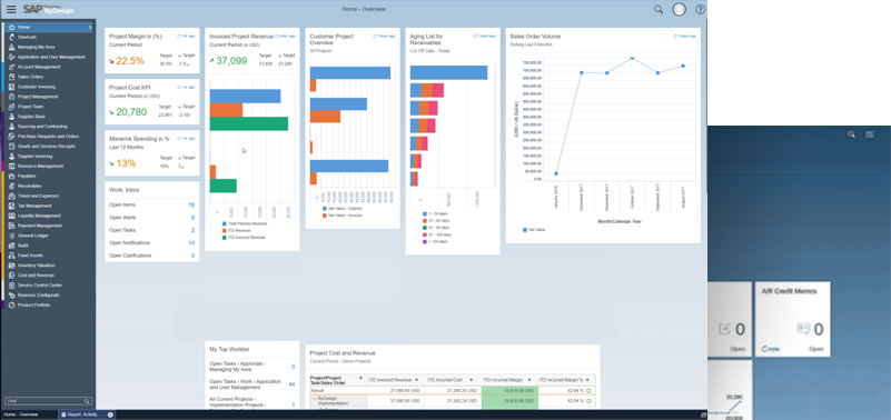 SAP Business ByDesign Screens