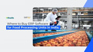 ERP software for food processing units in India